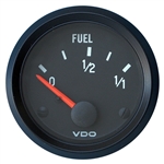 2333 VDO Cockpit Black - 2 1/16" Cockpit Electric Fuel Gauge