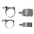 2835 Sway Bar Clamp Kits - Front - 66-on