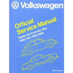 2861 Volkswagen Beetle and Karman Ghia Service Manual 66-69