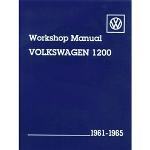 2884 NO LONGER AVAILABLE - Volkswagen Passenger Cars, Workshop Manual 61-65