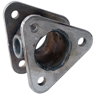 Adapter Pipe w/Threaded 18mm Adapter welded in