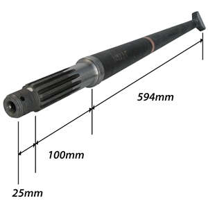 311-501-201-D Rear Axle Shaft (Swing-Axle Suspension / Long Version) - Genuine VW