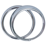 3428 Chrome Headlight Bezels (pair)