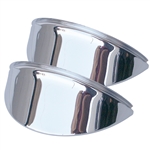 3434 Chrome Eyebrows (set of 2)