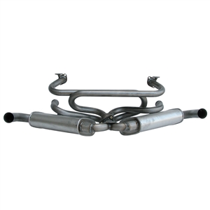 3605 Streetster Dual Quiet Pack (includes header and dual muffler) Type-1 '66-73