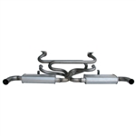 3615 Streetster Dual Quiet Pack (includes header and dual muffler) Type-2 '66-71