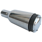 3638 Spark Arrestor Muffler - Polished Stainless Steel w/o Bracket - fits 2'' Exhaust Pipe