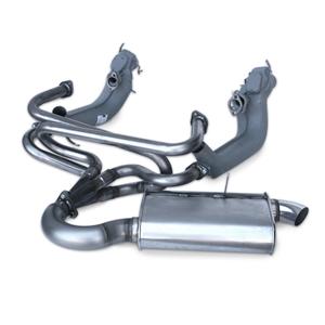 3644 1-1/2" Flanged Pro-Flow Street Exhaust System - Includes H.P. Flanged Heater Boxes