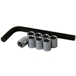 3677 Exhaust Barrell Nuts (set of 8)