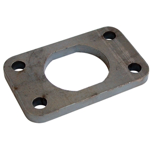 3697 Turbo Exhaust Flange - T03 1 3/4'' x 3 3/8" Bolt Pattern, 1 7/8'' x 2 1/8'' Center Hole