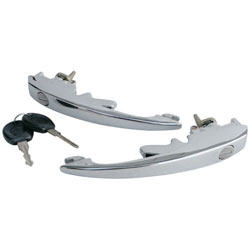 Locking Outer Door Handles - Matched Pair w/ Keys | Type-1 '68-on