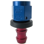 3874 XRP - #6 Straight Push-On Aluminum Hose End