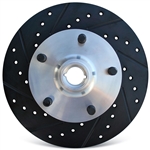 4182 Front Replacement Rotor - 5 Lug Porsche w/14mm Pressed In (specify left or right)