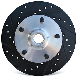 4182 Front Replacement Rotor - 5 Lug Porsche w/14mm Pressed In (specify left or right)