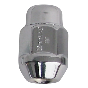 4224 Chrome Acorn Nut 12mm (Heat Treated & Triple Chrome Plated)