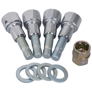 4248 GORILLA Wheel Locks (12mm Chrome)