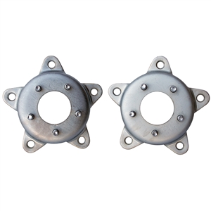 4262 Wheel Adapters (pair) '57-67 VW to Ford - 5 on 4 1/2 - uses 1/2'' lug nuts