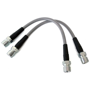 4318 Brake Lines - DOT Stainless Steel - fits Type-3 '65-on Swing Axle (female/female) Rear