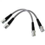 4323 Brake Lines - DOT Stainless Steel - fits Type-1 Swing Axle (female/female) Rear