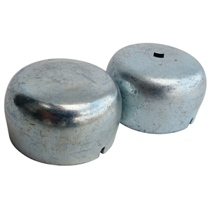 4342 Wheel Bearing Grease Caps - fits Type-1, Link Pin '54 - 7/'65 (pair)