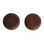 4847 Radio & Dash Knobs - Flat4 Rosewood (sold in pairs)