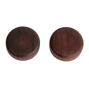 4847 Radio & Dash Knobs - Flat4 Rosewood (sold in pairs)