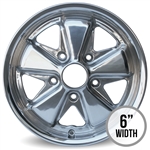 4855 Flat4 POLISHED Deep 6 911 Style Wheel