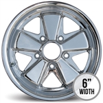 4856 Flat4 CHROME Deep 6 911 Style Wheel