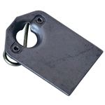 5681 DZUS Style Mounting Tab with Spring Clip Attached