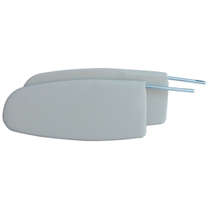 TMI 21-2014 Sun Visors - White | Type-1 '58-'64 (pair)