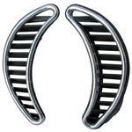 5880 (113-819-447 / 448) CLEARANCE SALE - Engine Air Vent Grilles | Type-1 '71-'77 (pair)
