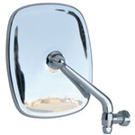 Chrome Side View Mirror - Passenger / Right Side | Type-2 '68-'79