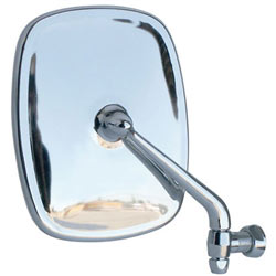 Chrome Side View Mirror - Passenger / Right Side | Type-2 '68-'79