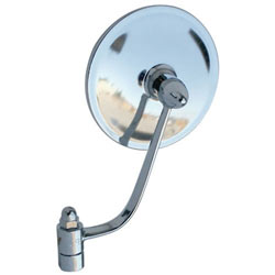 Chrome Side View Mirror - Left / Driver Side | Type-1 to '67