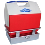Retro Ice Chest Rack with Stash Box - Stainless Steel