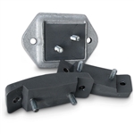 6212 RHINO Transmission Mount Kit - Front & Rear, Fits Swing Axle & IRS (3 pieces)