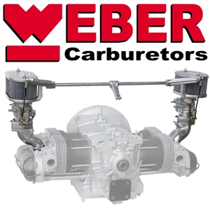 Dual Weber 34mm ICT Kit - Single Port Type-1 & 2 to '71