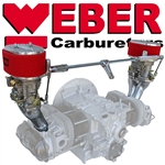6431 Dual Weber 40 IDF MX Kit - Type-1 with 3 1/4" tall foam filters