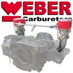 6437 Dual Weber 44 IDF MX Kit - Type-4 & 914 with 3 1/4" tall air filters