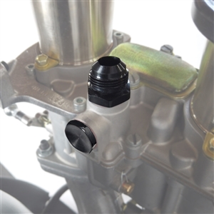 Black #8 Geers Engineering 48 IDA Hi-Flow Fuel Inlet Conversion Kit