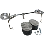 6485 Cross Bar Linkage Kit w/Air Filters (fits Straight Manifolds) IDF & DRLA
