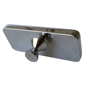 6667 Billet Chrome Glue-On Mirror