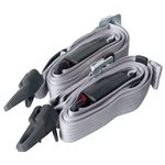 7017 CLEARANCE / NOS - 3 Point Seat Belts - Grey (one pair)
