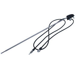 Chrome Radio Antenna - Single Side Mount | Type-1 '49-'66