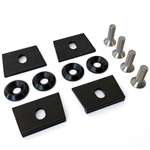 7182 Billet Fuel Tank Clamp Kit (Black Anodized)