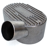7312t Aluminum Pressure Cover - Right Side, 2" Inlet - fits CBP Offset Manifolds