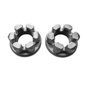 CMI 4340 Nickel-Plated Axle Nuts