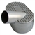 7615 Aluminum Pressure Cover - Right Side, 2" Inlet fits Competition Eliminator w/ CBP Straight Manifolds