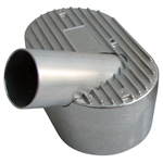 7615 Aluminum Pressure Cover - Right Side, 2" Inlet fits Competition Eliminator w/ CBP Straight Manifolds