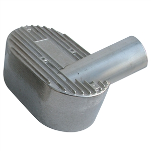 7616 Aluminum Pressure Cover - Left Side, 2" Inlet fits Competition Eliminator w/ CBP Straight Manifolds